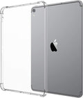 Clear Back Case for Apple iPad 10.2 inch (2021/2020/2019), iPad 9th/8th/7th Generation Cover Transparent Soft TPU Shockproof Slim Lightweight Shell [Reinforced Corners Protection], Clear
