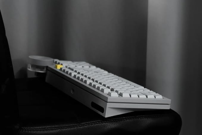 ATM 98 Wireless Custom Silent Mechanical Keyboard, 98 Key Tri-Mode 2.4G Bluetooth Wireless Ergonomic RGB PC Computer Keyboard, Office Accessories, Hotswappable Switch - Misty Dusk