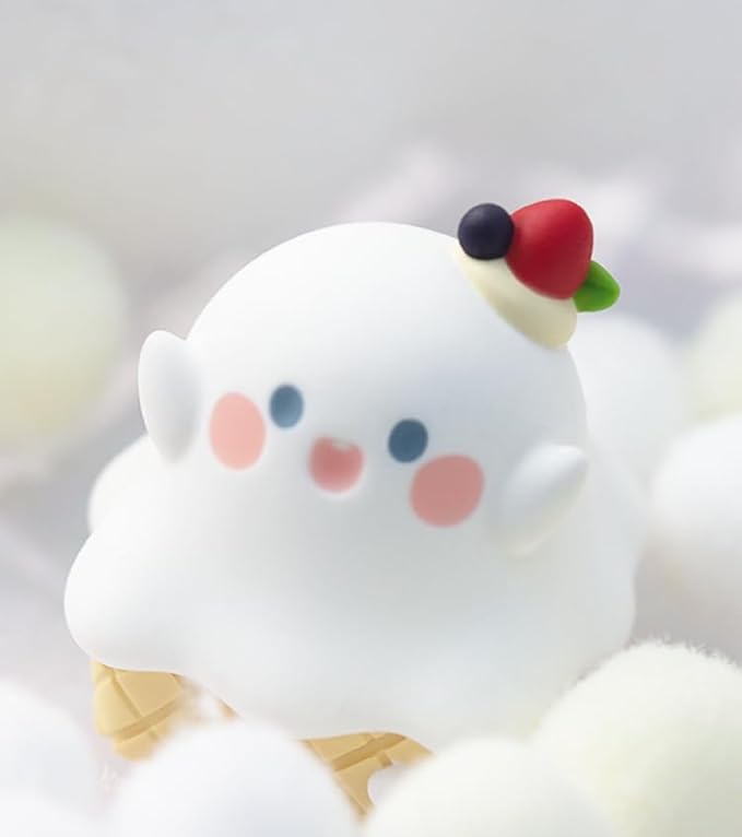 Ghost Ice Cream Keycap, Handmade Artisan Resin Replacement ESC Key for Custom Cherry MX Gaming Mechanical Keyboard