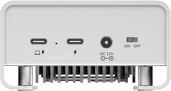 USB4 V2 80Gbps Compatible with Thunderbolt 5 to U.2/3 NVMe SSD Enclosure, Up to 7000Mb/s TB5 to U.2/3 (SFF-8639) PCIe Adapter, Aluminum External 2.5” U.2&U.3 SSD Case Compatible with Thunderbolt 4