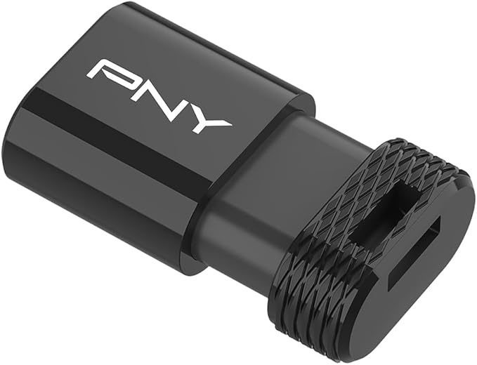 PNY Elite-X Fit Type-C 256GB USB 3.2 Flash Drive – Up to 200MB/s Read, Up to 100MB/s Write, Advanced Performance, Convenient Portable Data Storage, Ultra Compact Fit Design, Type-C Connector
