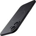 JETech Magnetic Slim Case for iPhone 17 6.3-Inch, Compatible with MagSafe, Ultra-Thin Lightweight Minimalist Phone Cover with Matte Finish and Full Camera Lens Protection (Black)
