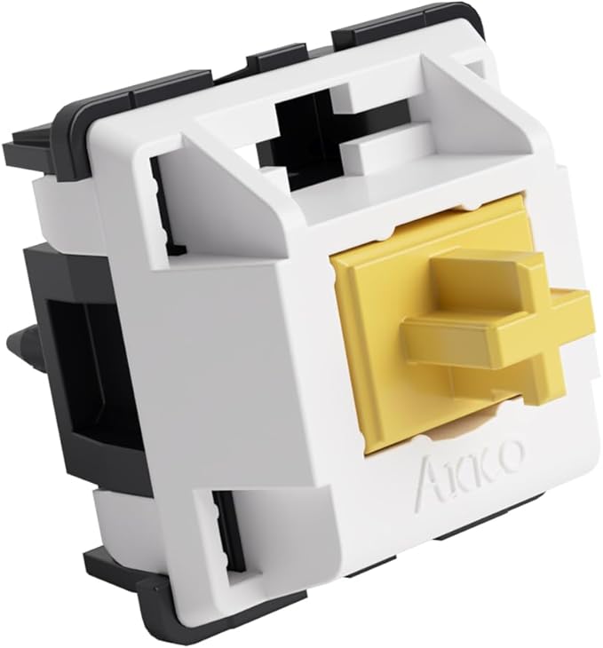 Akko V3 Penguin Tactile Silent Keyboard Switch for Mechanical Gaming Keyboard, 5-Pin 50gf Quiet Pre-Lubed Switches with Standard MX Structure (45pcs)