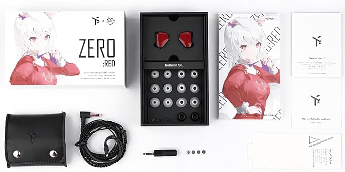 TRUTHEAR x Crinacle Zero: RED Dual Dynamic Drivers in-Ear Headphone Gaming Earbuds HiFi Wired Earbuds