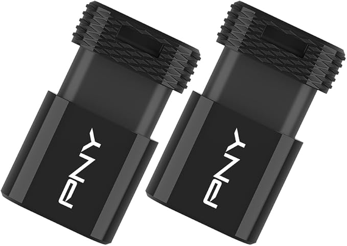 PNY Elite-X Fit Type-C 128GB USB 3.2 Flash Drive – Up to 200MB/s Read, Advanced Performance, Convenient Portable Data Storage, Ultra Compact Fit Design, Type-C Connector, 2-Pack