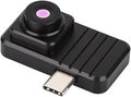Waveshare Smartphone Infrared Thermal Imaging Camera, Type-C Port, Plug-and-Play, 160×120 Pixels, 88° Field of View, with Aluminum Alloy Case
