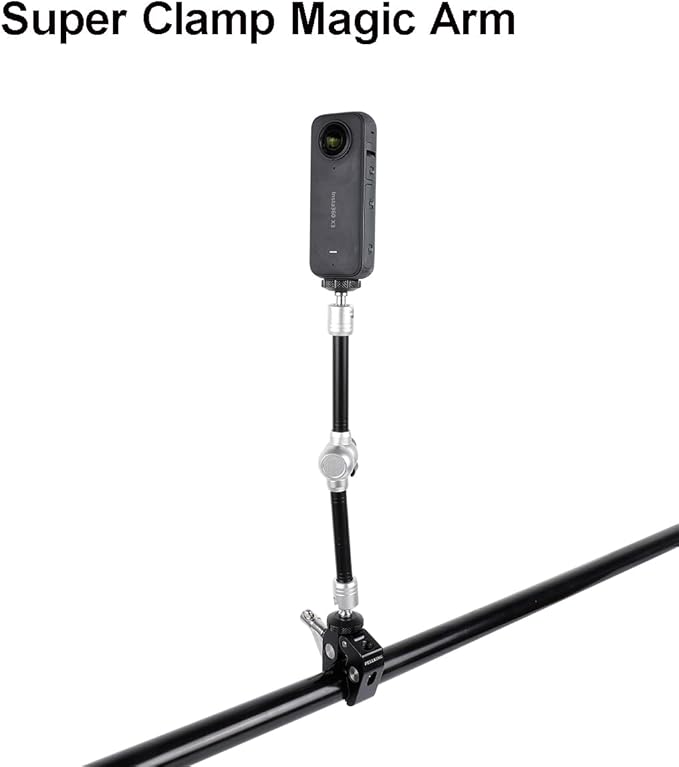 PellKing Suction Car Mount Kit for Insta360 X5/X4, X3,GO 3, 4 in1 Suction Cups with 114cm Selfie Stick Camera Triple Suction Mount Kit for Action Cameras,Compatible with GoPro 11,10,9,8,7(with Stick)