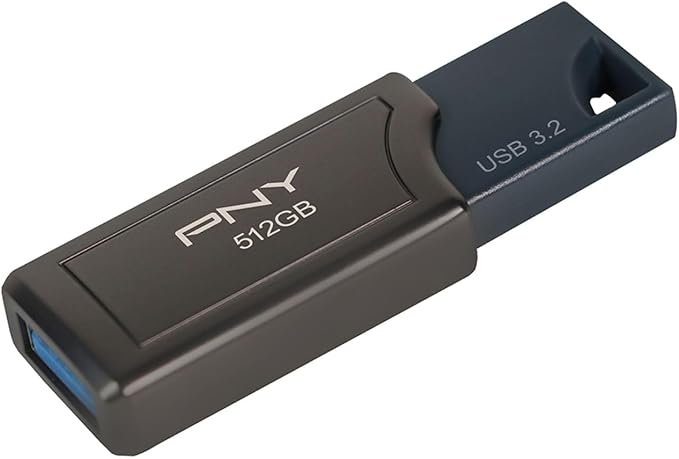 PNY 512GB PRO Elite V2 USB 3.2 Gen 2 Flash Drive – 600MB/s