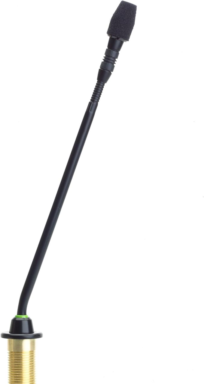 Shure MX410/C Cardioid Condenser Microphone, 10" Gooseneck with Bi-Color Status Indicator and Surface Mount Preamp