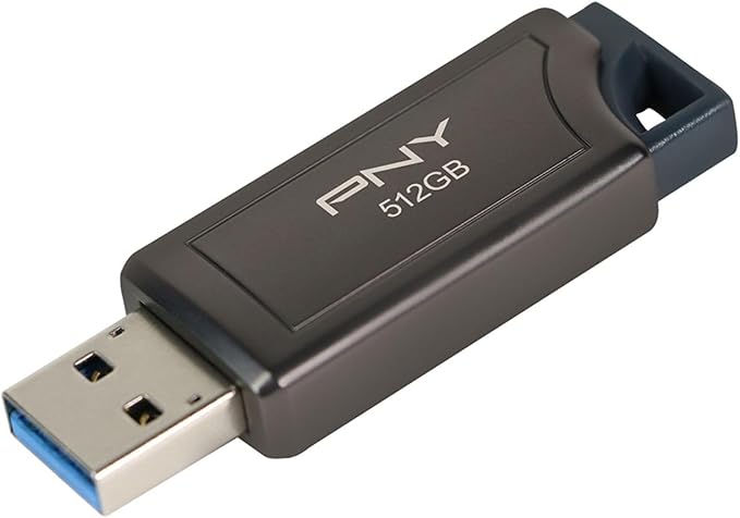PNY 512GB PRO Elite V2 USB 3.2 Gen 2 Flash Drive – 600MB/s