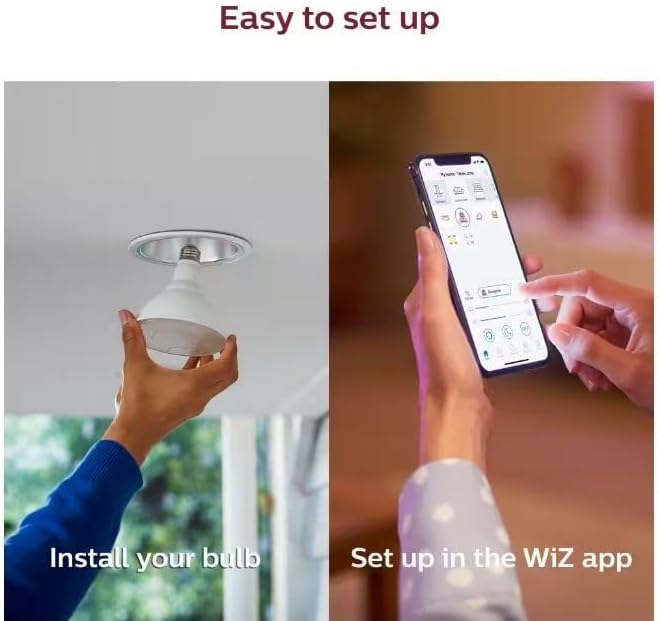 120-Watt Equivalent PAR38 LED Smart Wi-Fi Tunable White Light Bulb Powered by WiZ with Bluetooth (1-Pack)