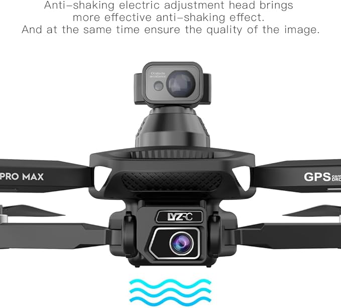 GPS Drone with 4K HD Camera for Beginners Adults, 360° Obstacle Avoidance Drone, Brushless Motor GPS Auto Return Optical Flow Positioning Headless Mode One Key Takeoff/Landing Under 249g RC Quadcopter Drones Birthday Easter Gifts for Teens Men