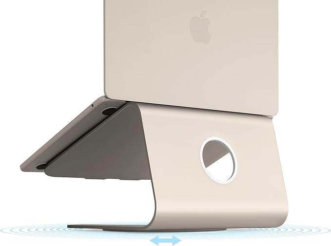 Rain Design mStand360 Laptop Stand with Swivel Base, Starlight (10093)