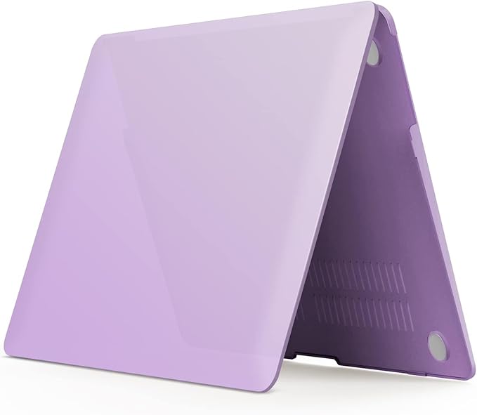 IBENZER Compatible with MacBook Air 11 Inch Case Model A1370 A1465, Soft Touch Plastic Hard Shell Case Bundle with Keyboard Cover for Mac Air 11, Purple, A11PU+1 A