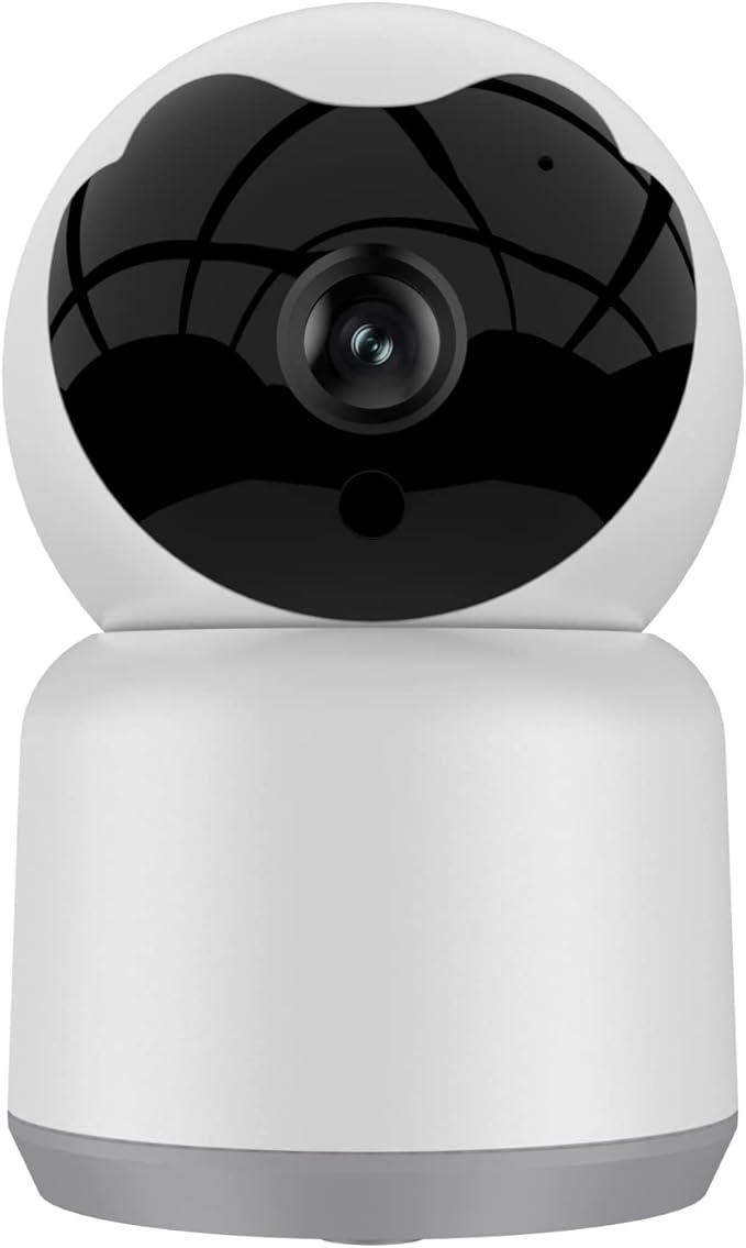 Home Security Camera, Tuya 3MP Indoor Pan-Tilt Smart Camera for Baby & Pet with Motion Tracking, 2-Way Audio, IR Night Vision, Siren, Compatible with Alexa & Google Home, 2.4GHz WiFi