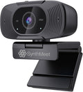 4K Webcam for PC, 1080P@60FPS, 4K Camera with Noise-reducing Microphone, 92°FOV, 8MP USB Webcam Plug and Play, Privacy Cover, Works Perfect for Meeting Platform Zoom/Teams/Skype/Google Meet