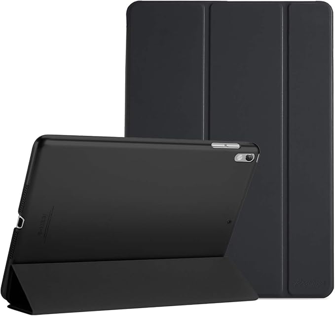 ProCase Smart Case for 10.5” iPad Air 3rd Generation 2019 / iPad Pro 2017, Slim Stand Cover with Translucent Frosted Back for iPad Air 3 -Black