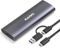 MAIWO M.2 SATA SSD Enclosure, USB3.2 Gen1 Type-C to SATA NGFF Based M.2 Solid State Drive Adapter Reader, Support B Key B+M Key, Aluminum (K1689S)