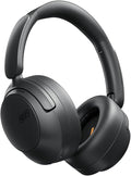 QCY H3S Wireless Over-Ear Headphones, Hybrid Active Noise Cancelling Headphones, Hi-Res Wireless, 102H Playtime, Fast Charging, Comfort Fit, Dual Connection, Bluetooth 6.0(Black)