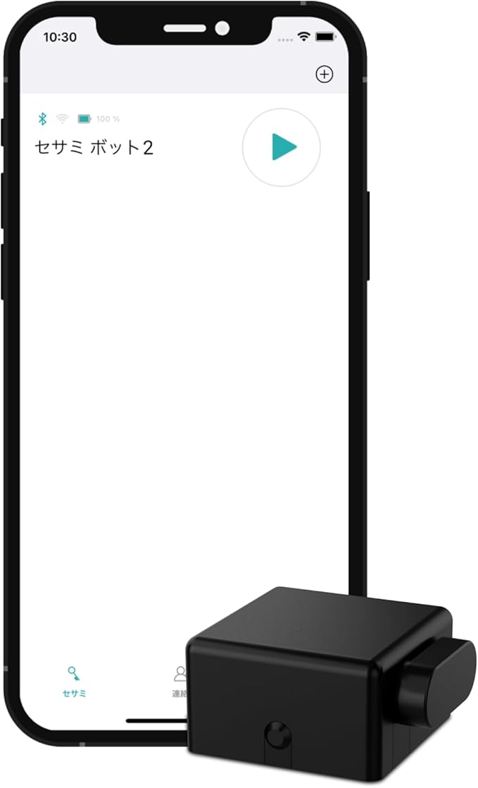 Sesame Bot 2, Smart Button Pusher, Bluetooth Finger Robot for Switches and Appliances, App Control, Timer Function, for Airbnbs Vacation Rentals (Black)