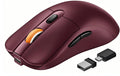 ProtoArc Bluetooth Wireless Mouse, USB C Mouse, EM15 Rechargeable Compact Portable Type C Wireless Mice for Laptop, Tablet, PC, Windows, Mac OS-Wine Red