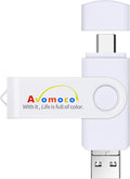 128GB 3-in-1 High Speed Photo Backup Flash Drive for iPhone 15/16/17 with Type-C/USB-C Port, Photo Stick for Android Phones with OTG Function, USB 3.1
