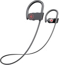 Bluetooth Headphones,Wireless Earbuds IPX7 Waterproof Sports Earphones 15H Playtime with Mic HD Stereo Sound Sweatproof in-Ear Earbuds Sound Isolation Headsets Gym Running Workout