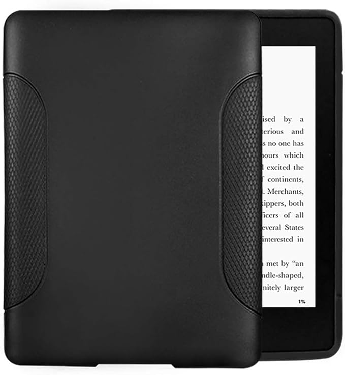 Youngme Case for All-New Kindle (11th Generation, 2024/2022 Release) - Slim Fit TPU Gel Protective Cover Case for All-New Kindle E-Reader 6" (Black)
