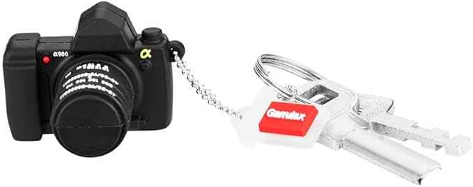 USB Flash Drive, 8GB / 16GB / 32GB USB2.0 Cute Shape USB Memory Stick Date Storage Pendrive Thumb Drives (32GB, Mini Camera)