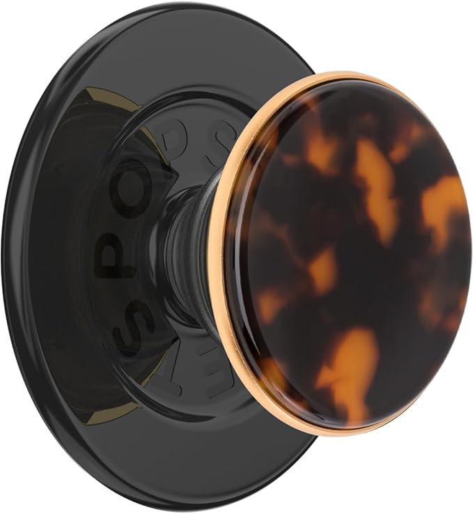 PopSockets Phone Grip for MagSafe, Magnetic Holder, Phone Stand, Tortoise Shell - Tortoise