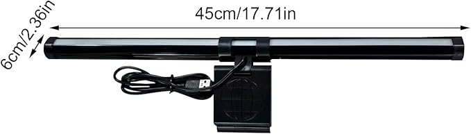 Monitor Light Bar Adjustable Lamp | 3-Color Adjustable Anti-Glare Screen Light for Computer Monitors—Ideal for Office, Home, Dorm, College, Workbench, Cubicle, and Desk Setups
