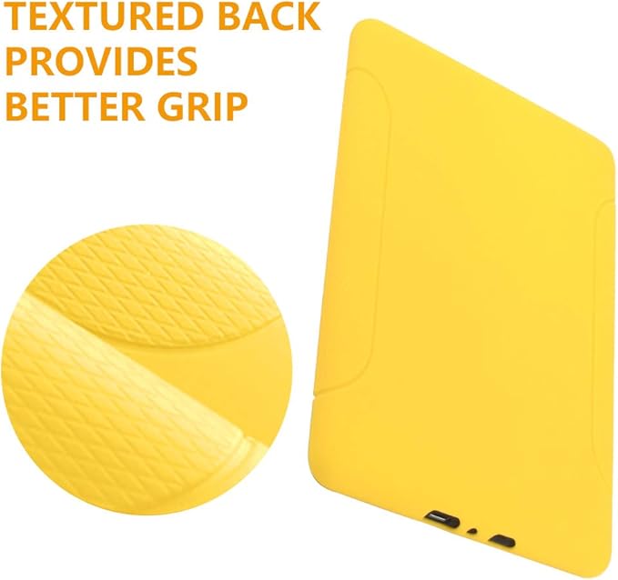 Youngme Case for All-New Kindle (11th Generation, 2024/2022 Release) - Slim Fit TPU Gel Protective Cover Case for All-New Kindle E-Reader 6" (Yellow)