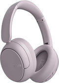 TALIX H30 Hybrid Active Noise Cancelling Headphones, 110H Playtime Hi-Res Audio Bluetooth 6.0 Wireless Over Ear ANC Headphones for Commute/Workout/Gym (Purple)