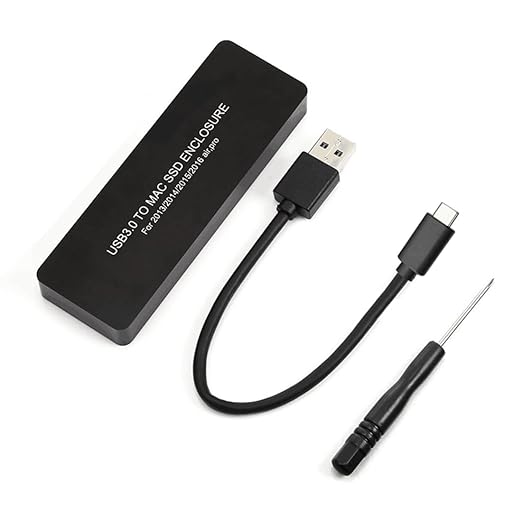 chenyang 12+16Pin MAC SSD to USB 3.2 Gen 2x2 20Gbps Mobile HDD Case Enclosure Adapter for MAC Air Pro 2013 2014 2015 2016 SSD