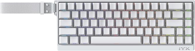 IROK MU68PRO Rapid Trigger Magnetic Switch Keyboard, Aluminum CNC Frame 65% TKL Hot Swapped RGB Programmable Wired Gaming Keyboard for Win/Mac Gamer-White