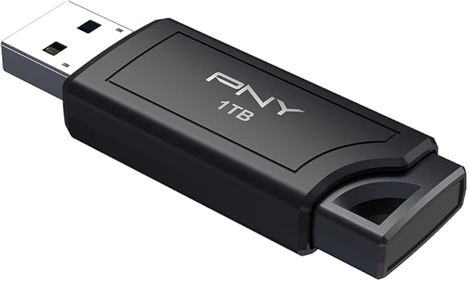PNY PRO Elite V3 1TB USB 3.2 Gen 2 Flash Drive – Up to 1000MB/s Read, Up to 800MB/s Write, Extreme Performance for Professional Data Storage and Transfers, Premium Metal Design, Type-A Connector