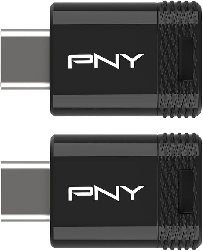 PNY Elite-X Fit Type-C 128GB USB 3.2 Flash Drive – Up to 200MB/s Read, Advanced Performance, Convenient Portable Data Storage, Ultra Compact Fit Design, Type-C Connector, 2-Pack