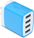 USB Cube Samsung Charging Block for Samsung Galaxy A17 5G A16 A56 A36 A26 A15 A55 A35 A25 A03s S26 Ultra S25 FE S24 S23 Z Flip 5 Z Fold 5,Multi Plug for iPhone 17e 17 16 15 Pro Max 14 13 12,Pixel 10a
