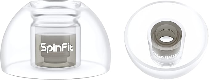 SpinFit Omni for True Wireless Earbuds & IEMs - XL - Patented Silicone Eartips for Replacement (1 Pair) (3.7 mm Nozzle Dia.)