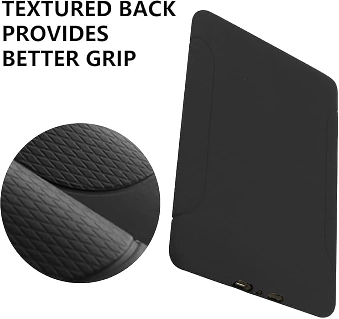 Youngme Case for All-New Kindle (11th Generation, 2024/2022 Release) - Slim Fit TPU Gel Protective Cover Case for All-New Kindle E-Reader 6" (Black)