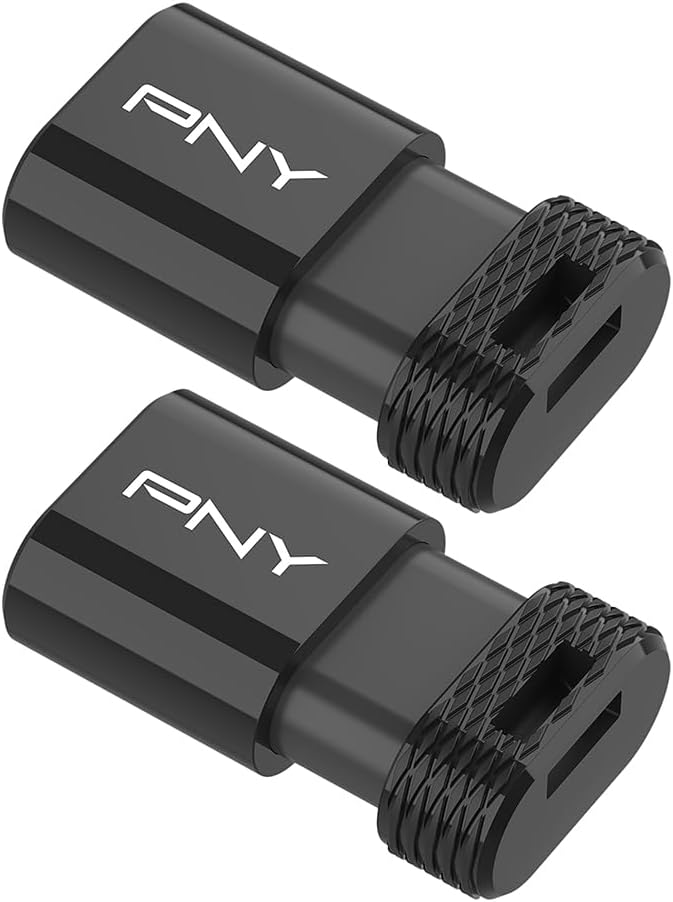 PNY Elite-X Fit Type-C 128GB USB 3.2 Flash Drive – Up to 200MB/s Read, Advanced Performance, Convenient Portable Data Storage, Ultra Compact Fit Design, Type-C Connector, 2-Pack