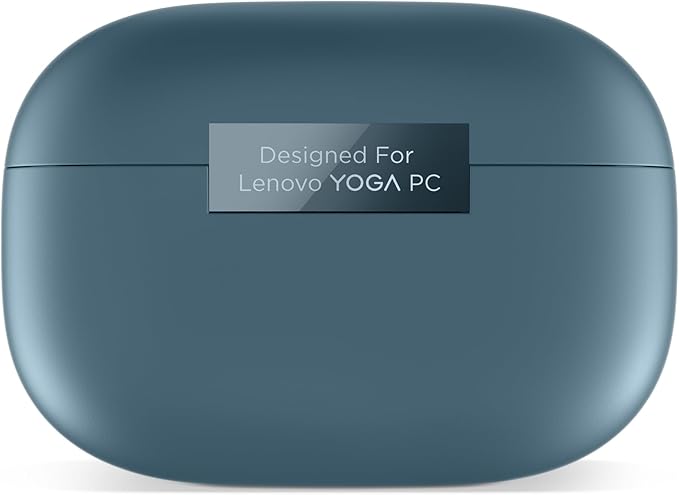 Lenovo TWS Earbuds Yoga PC Edition Tidal Teal Active Noise Cancellation Bluetooth 5.3 Wireless Earbuds ENC 3-Mic Clear Calls AI EQ Mode Switch for Gaming, Movies, Music, and Meetings