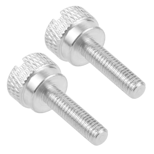 M5 Handle Thumb Screws Portable Stainless Mounting Adapter Compatible with GoPro Hero 9 Max 8 7 6 5 4 Action Cameras (1 Pair)