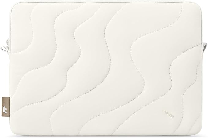 tomtoc 360 Protective Puffy Laptop Sleeve for 15-inch MacBook Air M5/A3448 (2026), M4/A3241 2025, M3/A3114, M2/A2941, 15" Surface Laptop 7th(Copilot+ PC)/6/5/4/3, Quilted Puffer Soft Computer Case Bag