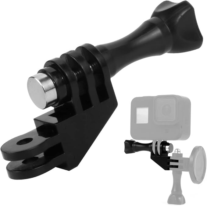 2PC Vertical Mount for Gopro, 90 Degree Direction Adapter Elbow Mount Compatible with Insta360 ONE X2, Gopro Hero, DJI Osmo Action 2 and Most Action Cameras