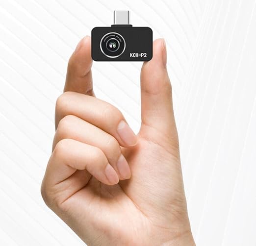 KCH-P2 Ultra-Small Mini Professional Thermal Imaging Infrared Camera Imager for Smartphones Android USB-C Type C Resolution 256X192,Frame Rate 25Hz