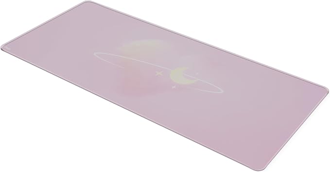 Pixio Mouse Pads - 36 x 16 inch XXL Celestial Love Pink Multifunctional Large Desk Mats for Gaming, Office, Desktop Anti-Slip Waterproof Washable Computer Mouse Mat