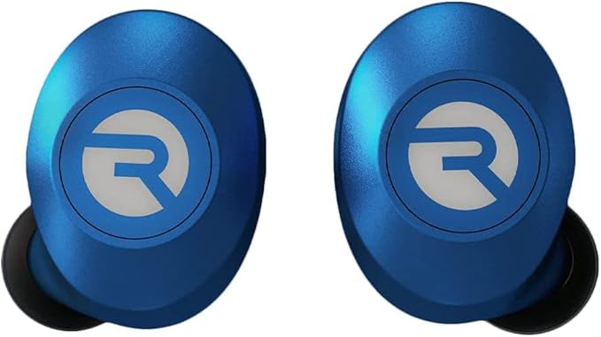 Raycon Everyday Classic Bluetooth Wireless Earbuds + Microphone with Active Noise Canceling, Sweat & Water-Resistant Earphones, Ear Buds Wireless Bluetooth Up to 32 Hours Playtime (Blue)