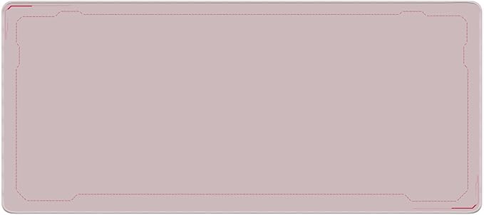 Pixio Mouse Pads - 36 x 16 inch XXL Pink Border Multifunctional Large Desk Mats for Gaming, Office, Desktop Anti-Slip Waterproof Washable Computer Mouse Mat
