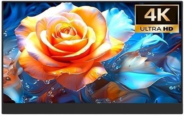 Portable Laptop Monitor 15.6 Inch 4K USB-C HDMI Ultra-Slim Travel Monitor for Laptop Gaming Portable Gaming Display